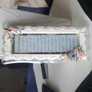 A TRUE FRIEND. FRIENDSHIP FRAMED POEM.